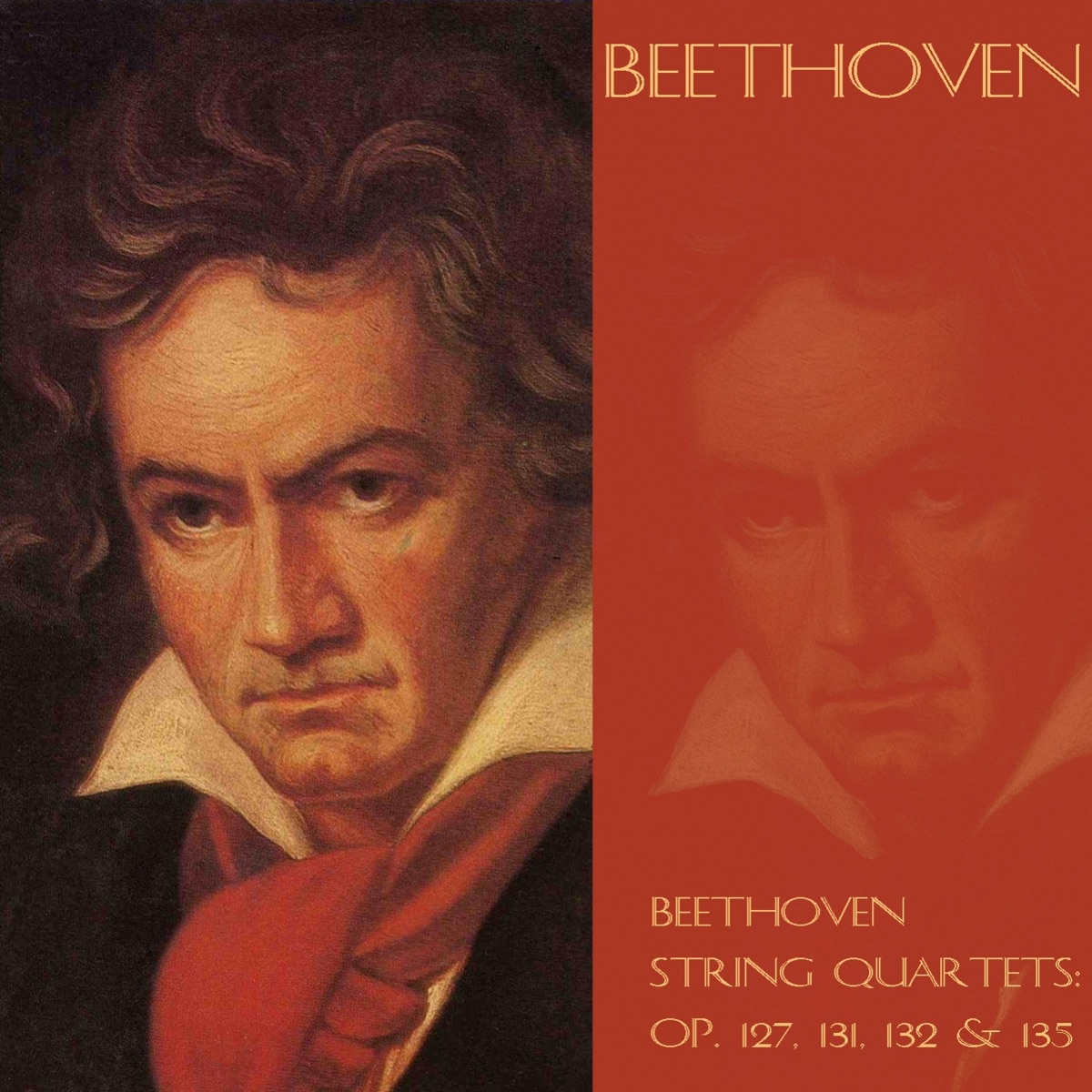 Beethoven string quartets:  Op. 127, 131, 132 & 135 by Budapest String Quartet album cover