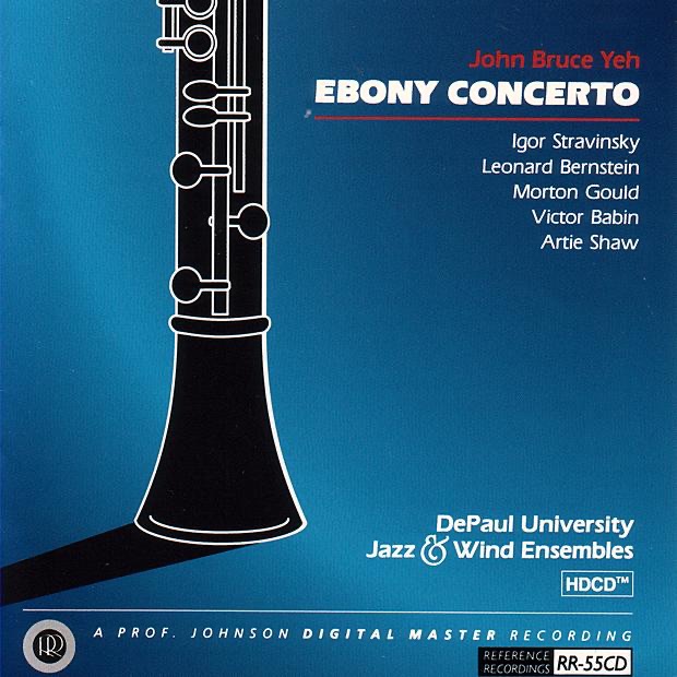 Ebony Concerto by DePaul University Wind & Jazz Ensembles & John Bruce Yeh album cover