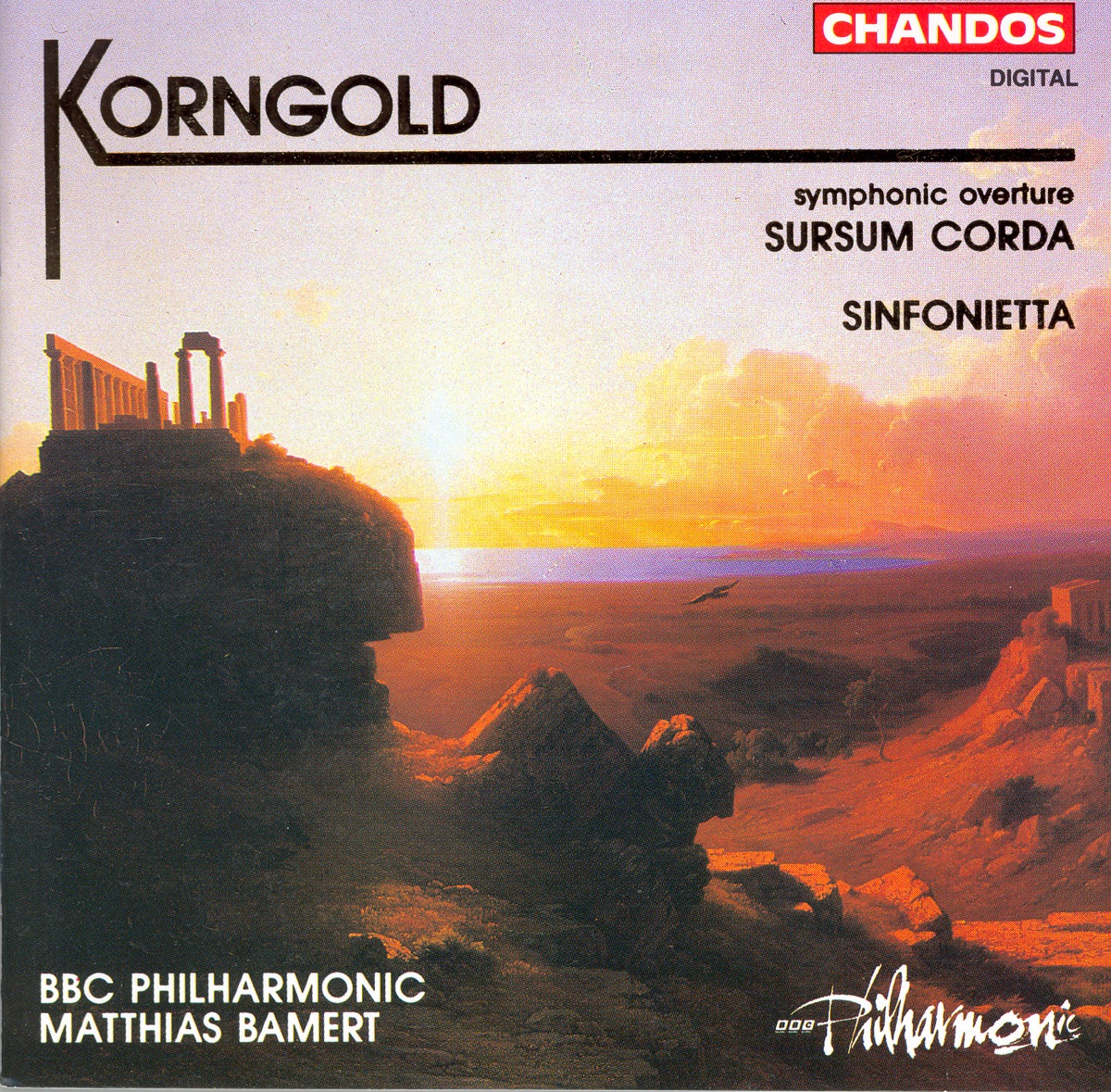 Korngold: Sursum Corda, Sinfonietta by BBC Philharmonic & Matthias Bamert album cover