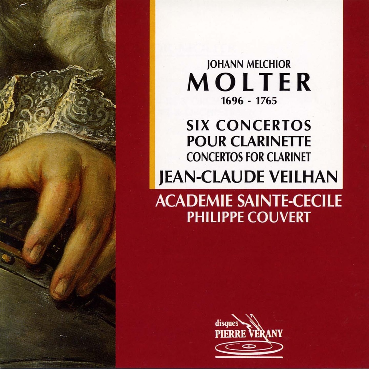 Molter : 6 concertos pour clarinette by Académie Sainte-Cécile, Jean-Claude Veilhan & Philippe Couvert album cover