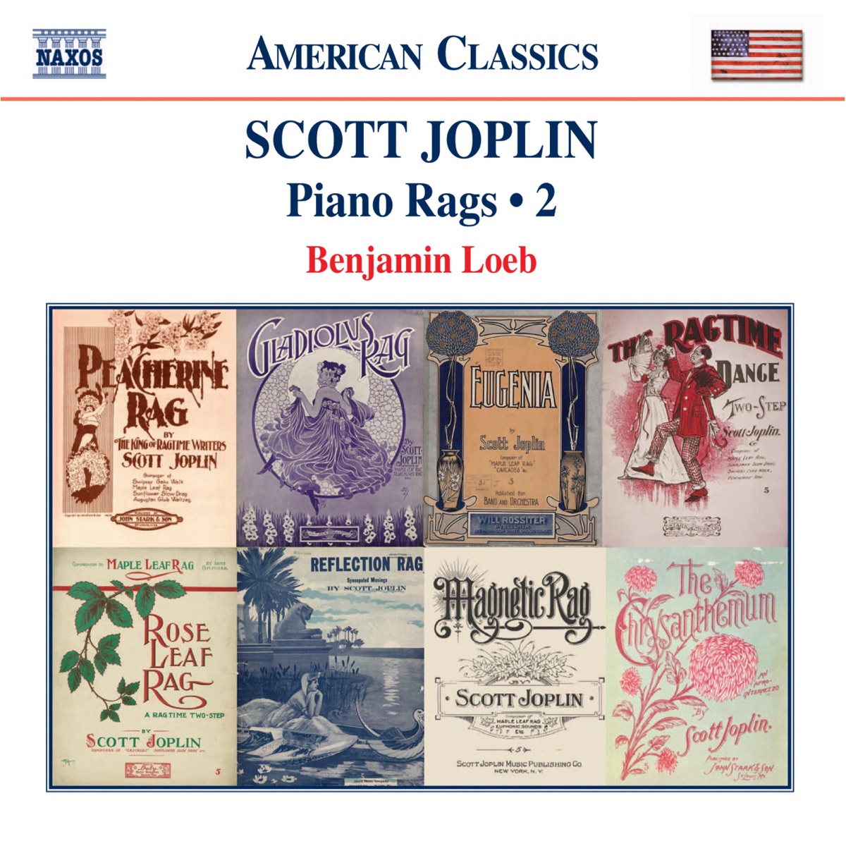 Joplin: Piano Rags, Vol. 2 by Benjamin Loeb album cover