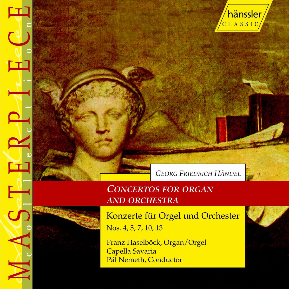 Handel: Organ Concertos by Franz Haselbock, Pal Nemeth & Capella Savaria album cover