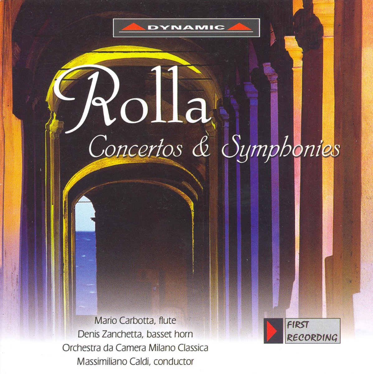 Rolla: Concertos & Symphonies by Mario Carbotta, Massimiliano Caldi, Milan Classical Chamber Orchestra & Denis Zanchetta album cover