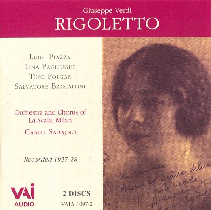 Verdi: Rigoletto (Recorded 1927) by Luigi Piazza, Orchestra and Chorus of La Scala, Carlo Sabajno & Lina Pagliughi album cover
