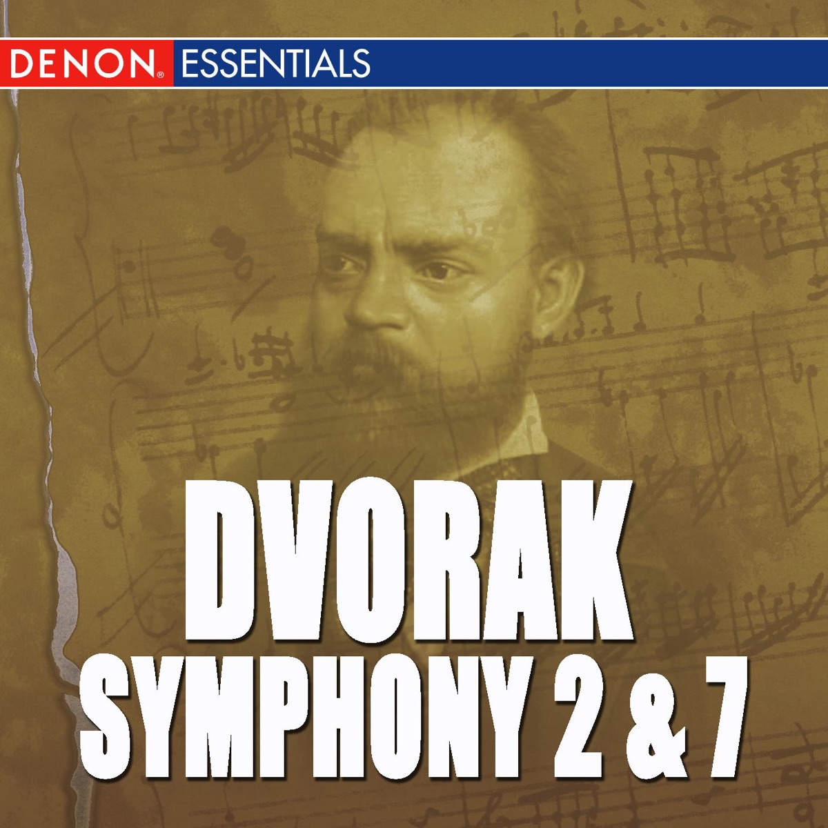 Dvorak: Symphony No. 2 & 7 by Moscow RTV Large Symphony Orchestra & Gennady Rozhdestvensky album cover