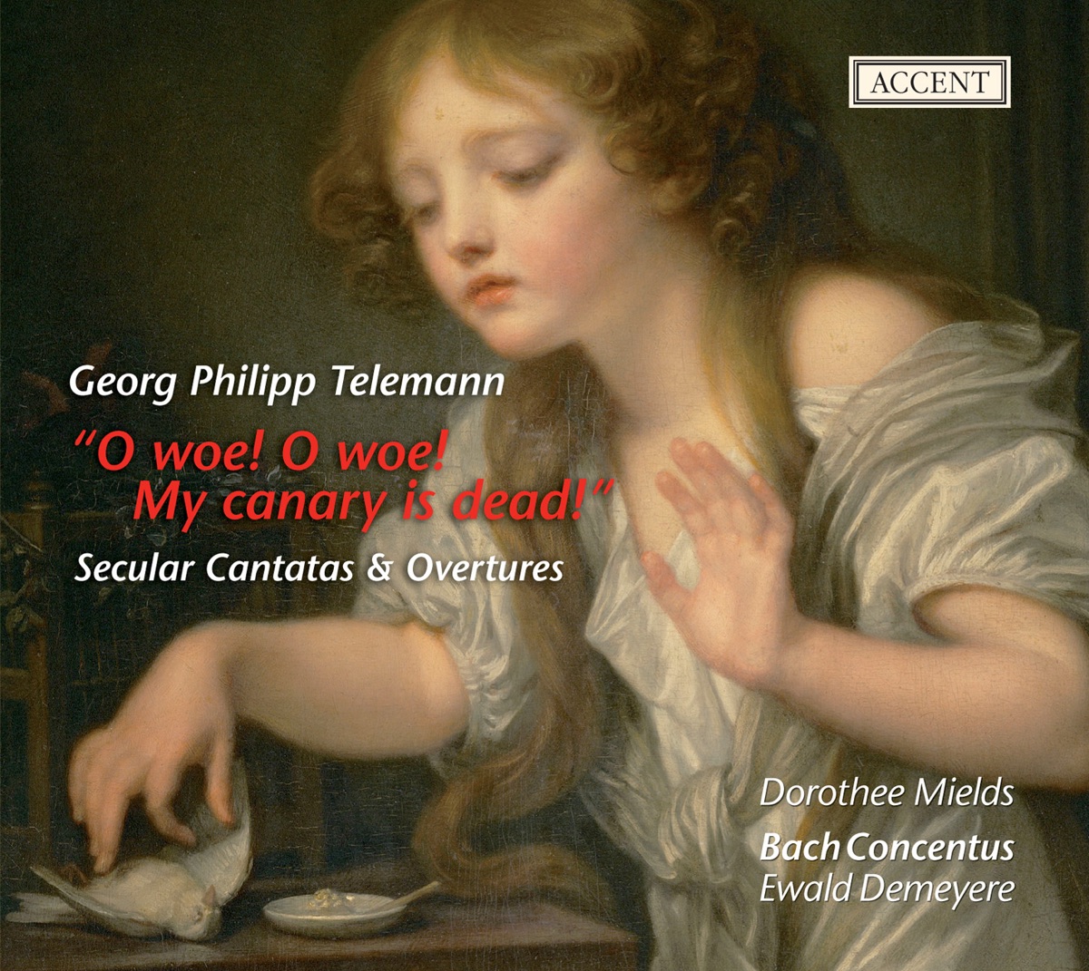 Telemann: Overtures - Du angenehmer Weiberorden - Trauer-Music eines kunsterfahrenen by Ewald Demeyere, Bach Concentus & Dorothee Mields album cover
