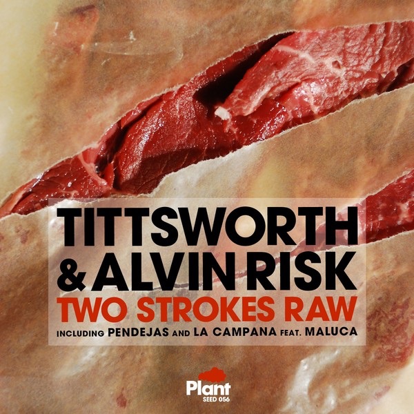 Two Strokes Raw - EP by Tittsworth & Alvin Risk album cover