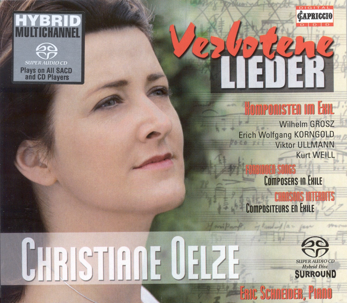 Grosz, Ullmann, Korngold & Weill: Vocal Recital by Christiane Oelze & Eric Schneider album cover