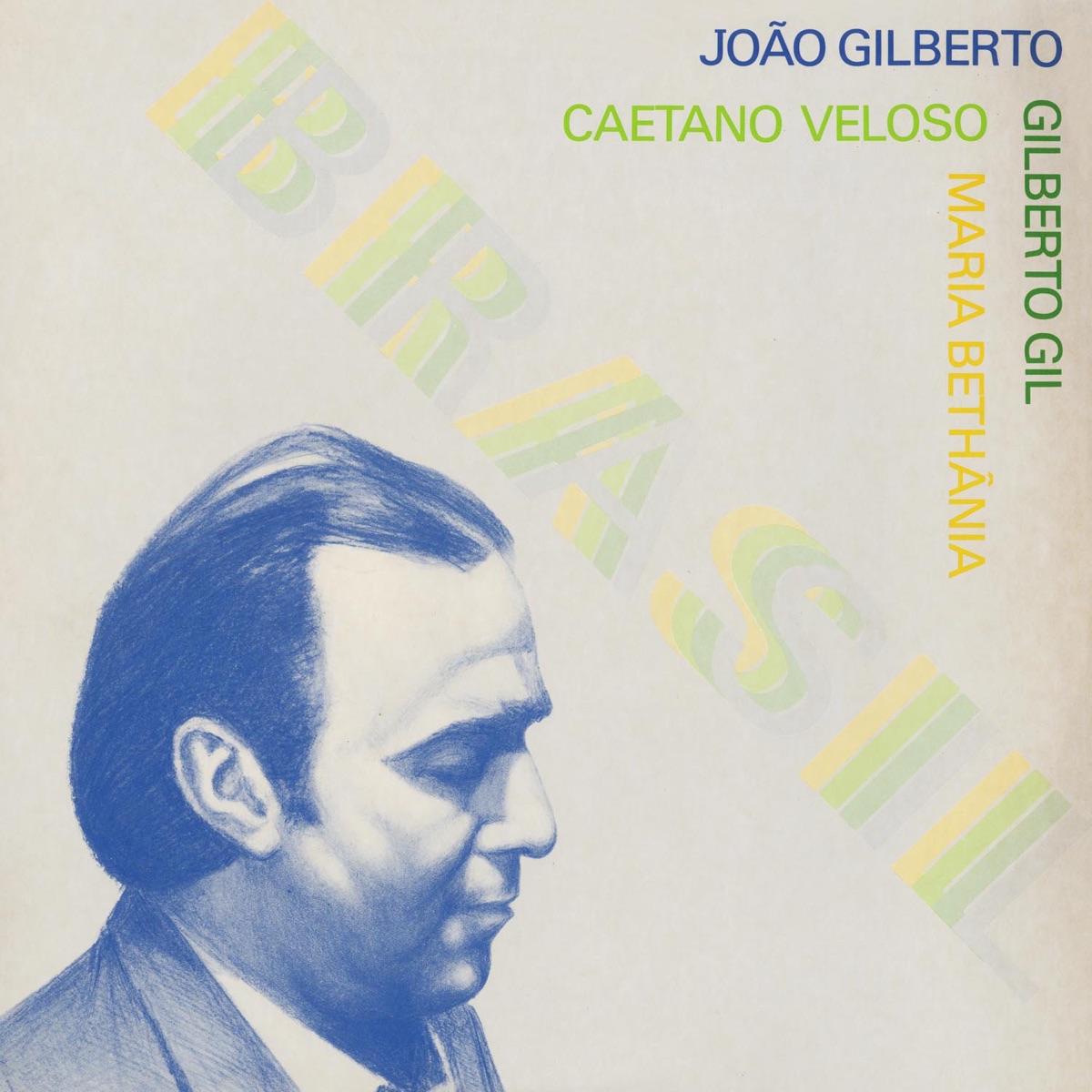 Brasil (feat. Caetano Veloso, Gilberto Gil and Maria Bethania) by João Gilberto album cover