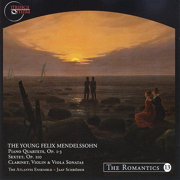 The Young Felix Mendelssohn by The Atlantis Ensemble & Jaap Schröder album cover