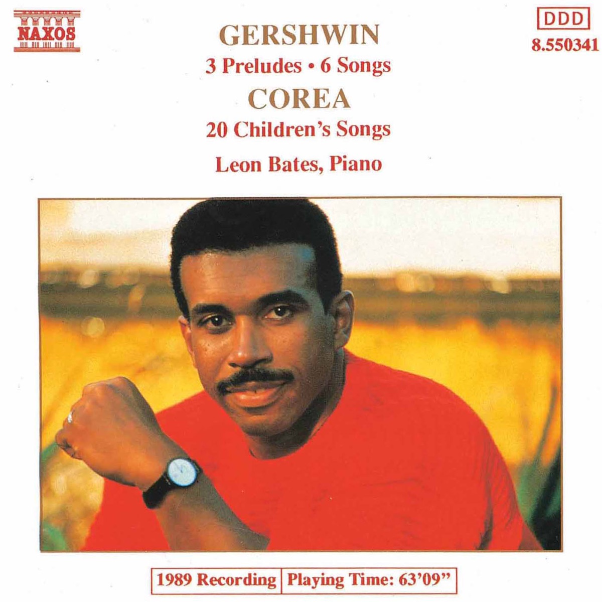 Gershwin: 6 Songs - Corea: Children's Songs by Leon Bates album cover