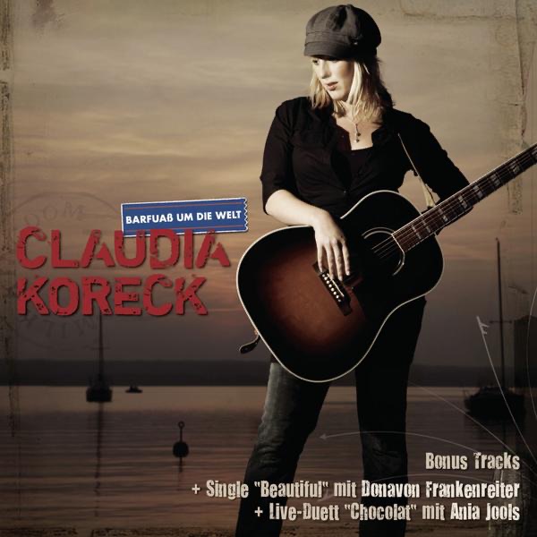 Barfuaß um die Welt by Claudia Koreck album cover
