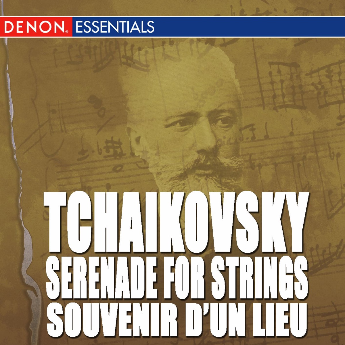 Tchaikovsky: Serenade for Strings, Op. 48 - Souvenir D'un Lieu Cher, Op. 42 by Moscow Chamber Orchestra album cover