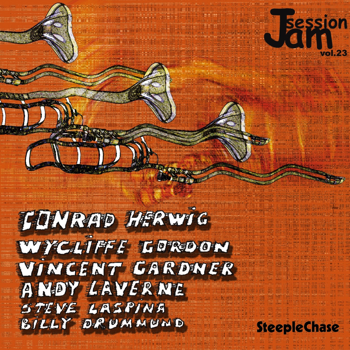 Jam Session, Vol. 23 by Conrad Herwig, Vincent Gardner & Wycliffe Gordon album cover