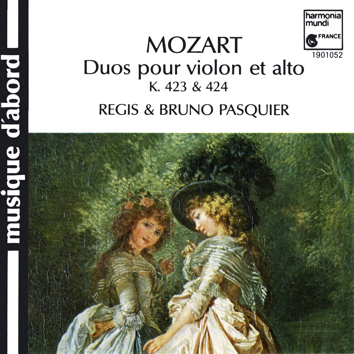 Mozart: Duos for Violin and Viola by Bruno Pasquier & Régis Pasquier album cover
