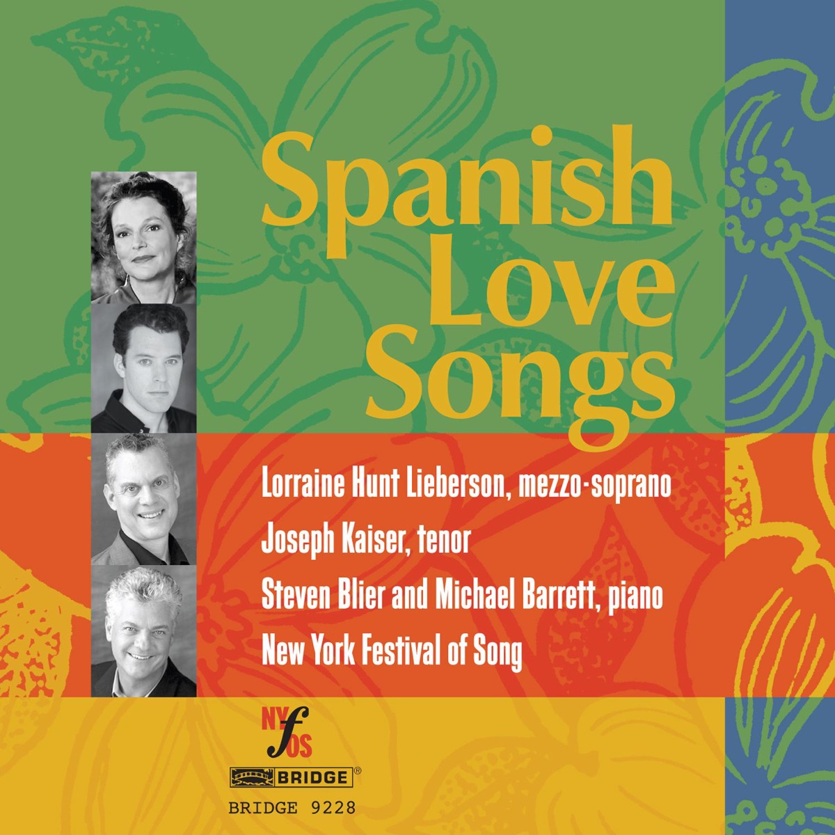 Granados, Lamote de Grignon, Turina, Rodrigo, Montsalvatge & Mompou: Spanish Love Songs by Joseph Kaiser, Lorraine Hunt Lieberson & Michael Barrett album cover