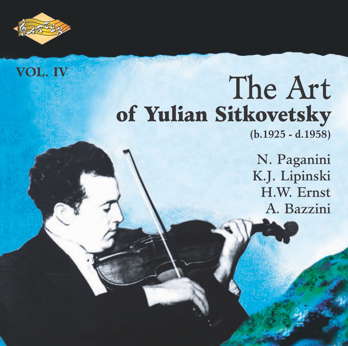 Sitkovetsky, Yulian: Art of Yulian Sitkovetsky (The), Vol. 4 by USSR State Radio Symphony Orchestra, Mark Pavermann, Yulian Sitkovetsky & Bella Davidovich album cover