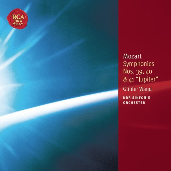 Mozart: Symphonies Nos. 39, 40 & 41: Classic Library Series by Günter Wand & NDR Elbphilharmonie Orchester album cover