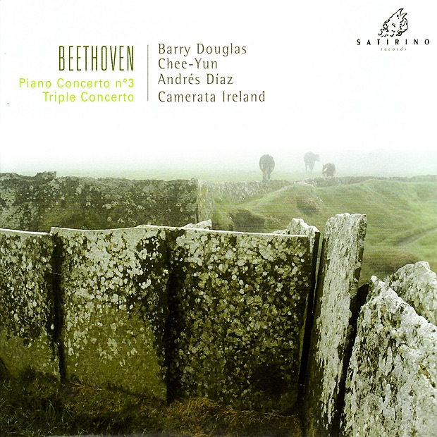 Beethoven: Piano Concerto No. 3, Triple Concerto by Barry Douglas, Chee-Yun, Andrés Díaz & Camerata Ireland album cover