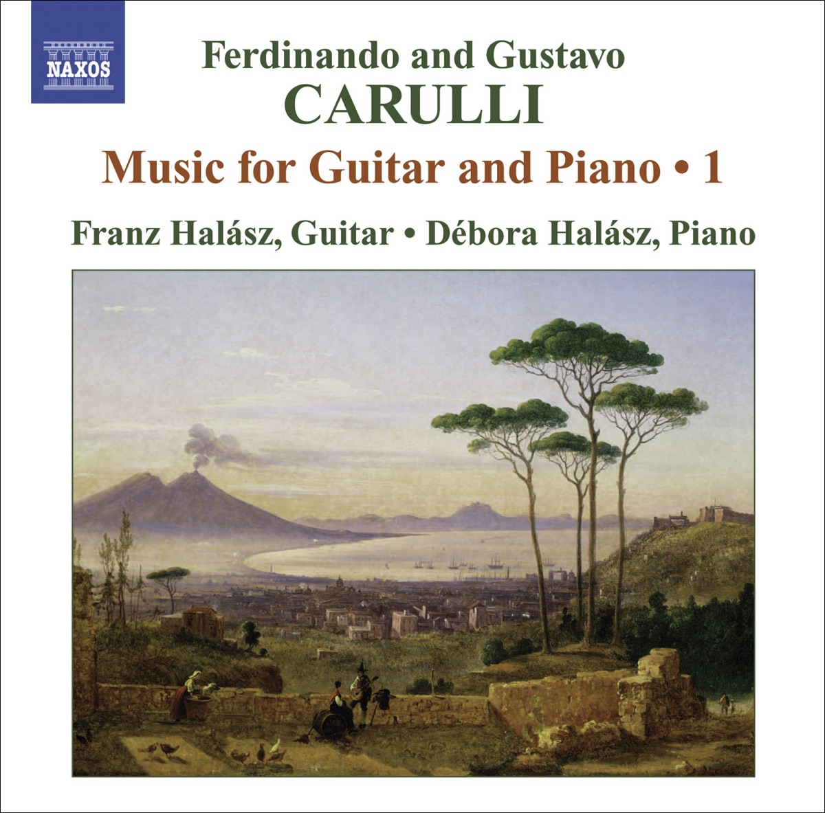 Carulli: Guitar and Piano Music, Vol. 1 by Franz Halász & Débora Halász album cover