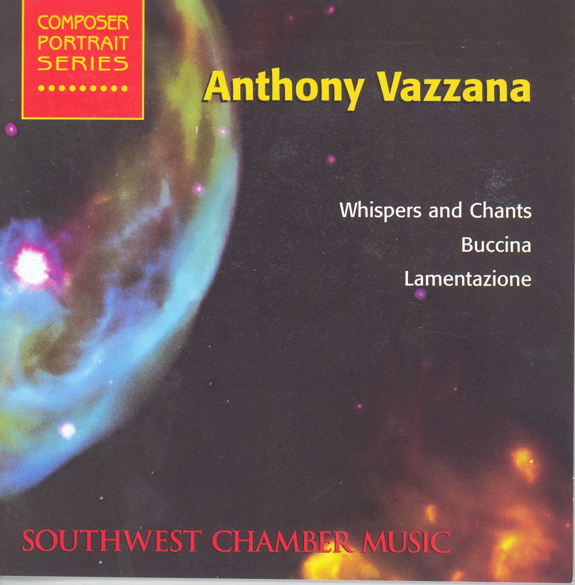 Vazzana: Whispers and Chants, Buccina & Lamentazione by Phyllis Bryn-Julson, Jeff von der Schmidt & Southwest Chamber Music album cover