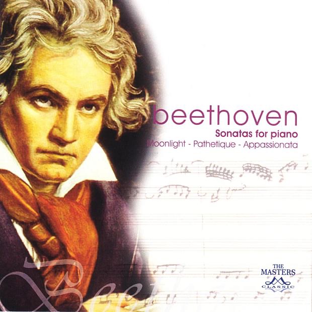 Beethoven: Sonatas For Piano "Moonlight", "Pathetique", "Appassionata" by Wilhelm Fischer album cover