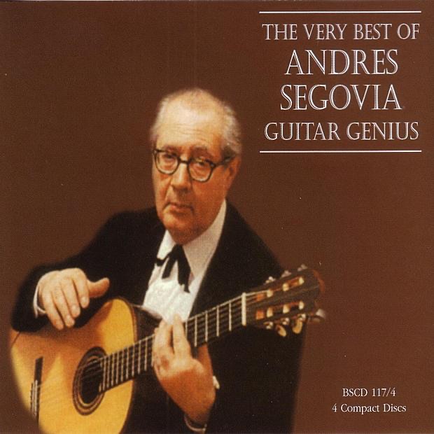 The Very Best of Andres Segovia - Guitar Genius by Andrés Segovia album cover