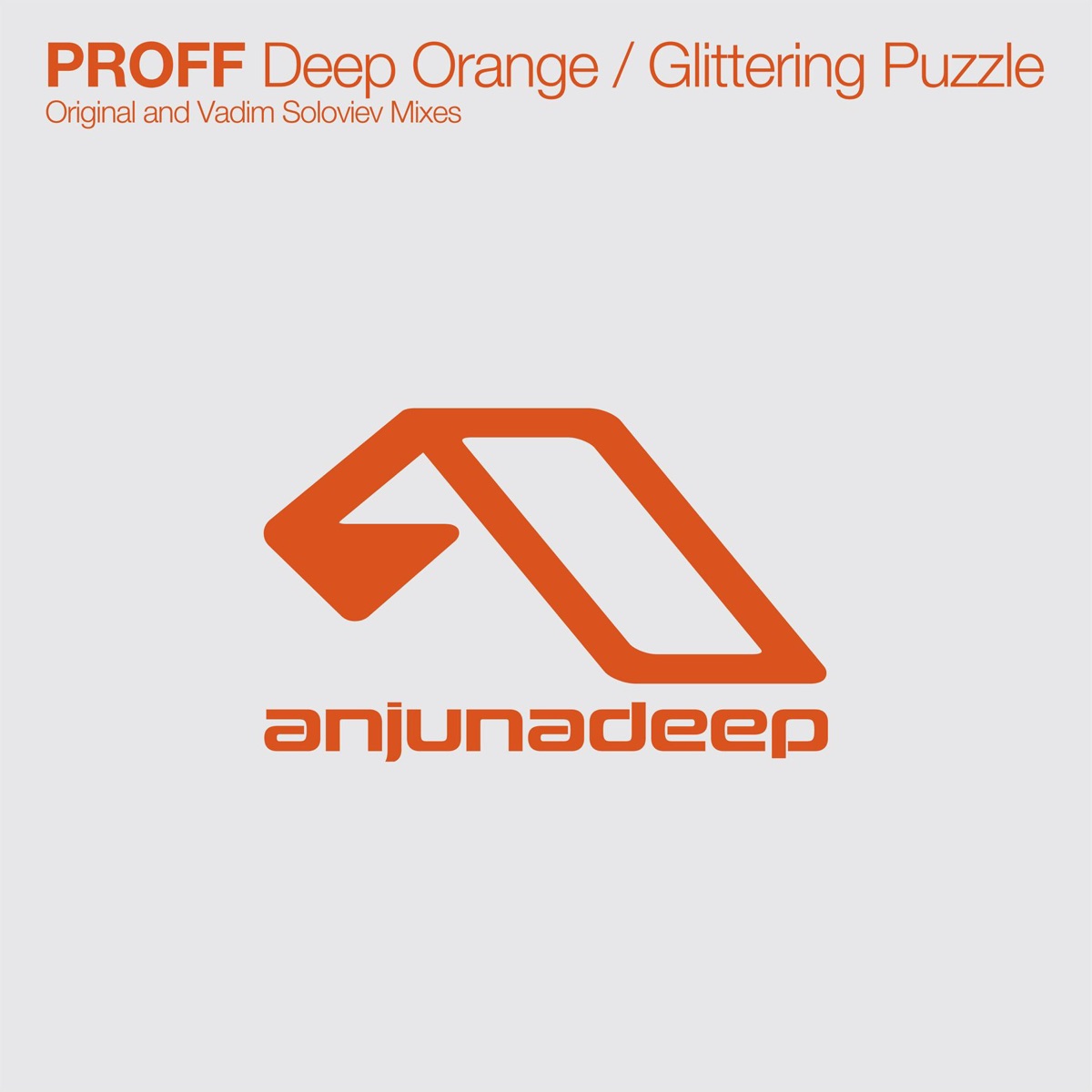 Deep Orange / Glittering Puzzle by PROFF album cover