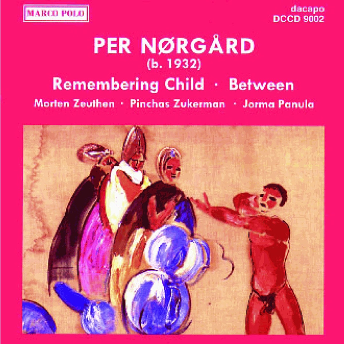 Norgard: Viola Concerto, 'Remembering Child' - Between by Danish National Symphony Orchestra, Jorma Panula, Pinchas Zukerman & Morten Zeuthen album cover