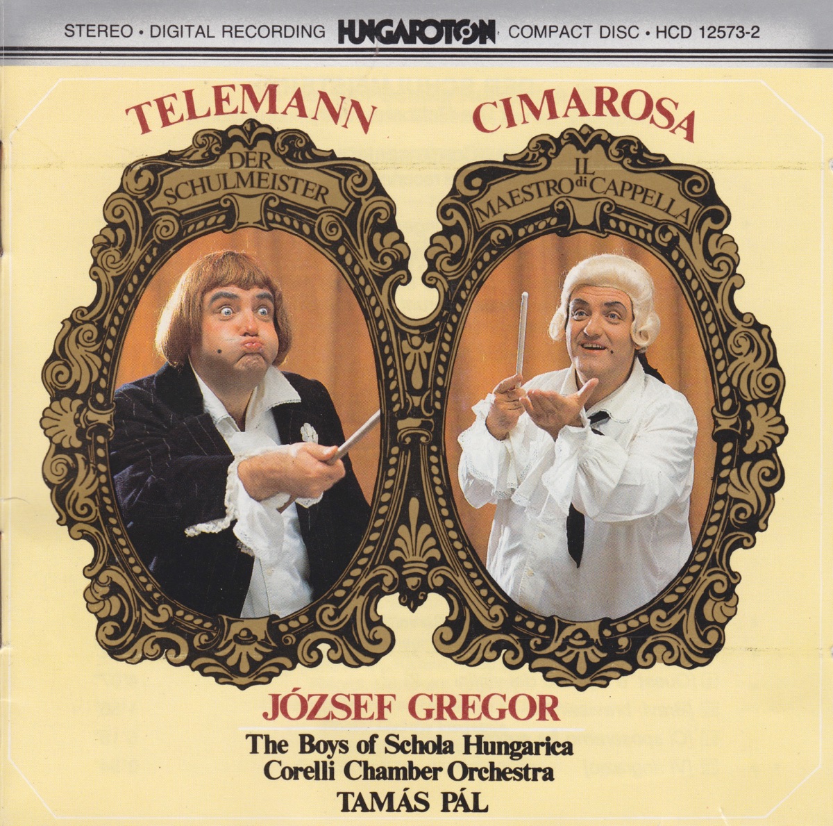 Telemann: Der Schulmeister - Cimarosa: Il Maestro di Cappella by József Gregor album cover