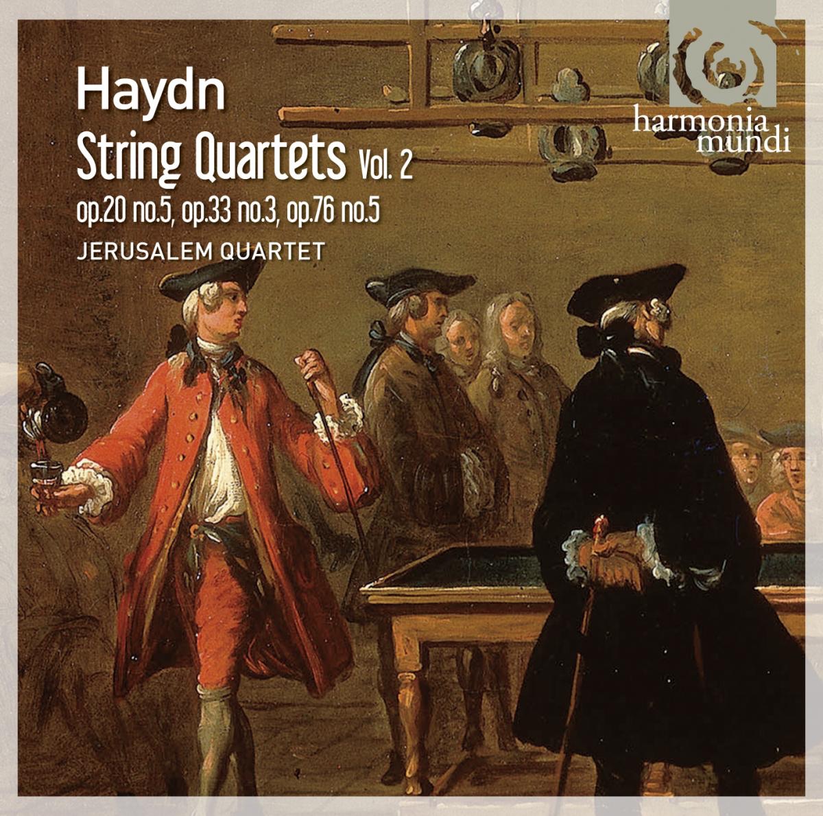Haydn: String Quartets, vol.2 by Jerusalem Quartet album cover