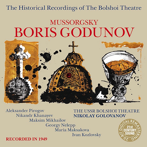 Mussorgsky: Boris Godunov by Nikolay Golovanov, Bolshoi Theatre Orchestra & Chorus of the Bolshoi Theatre album cover