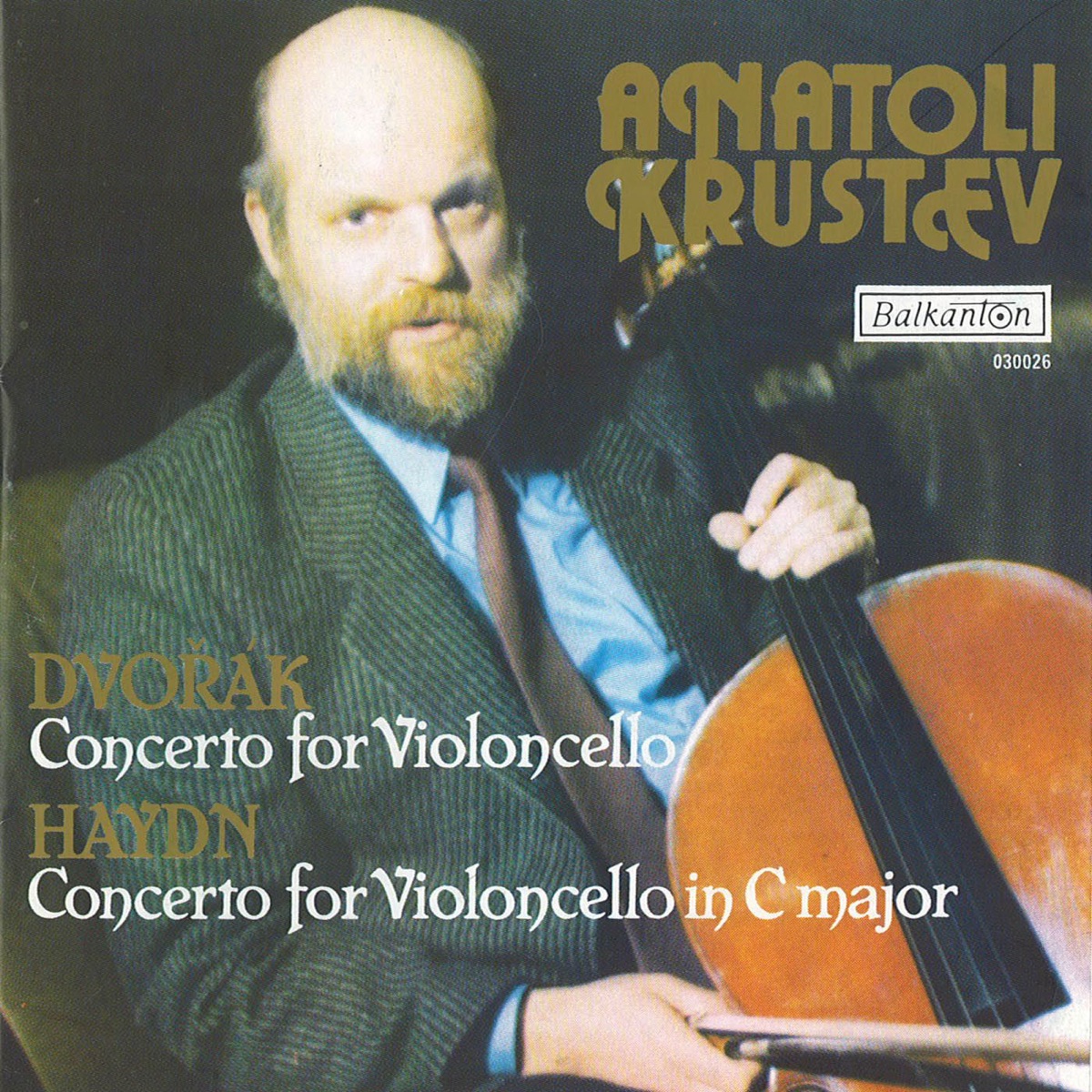 Dvořák & Haydn: Cello Concertos by Anatoli Krustev & Plovdiv Philharmonic Orchestra album cover
