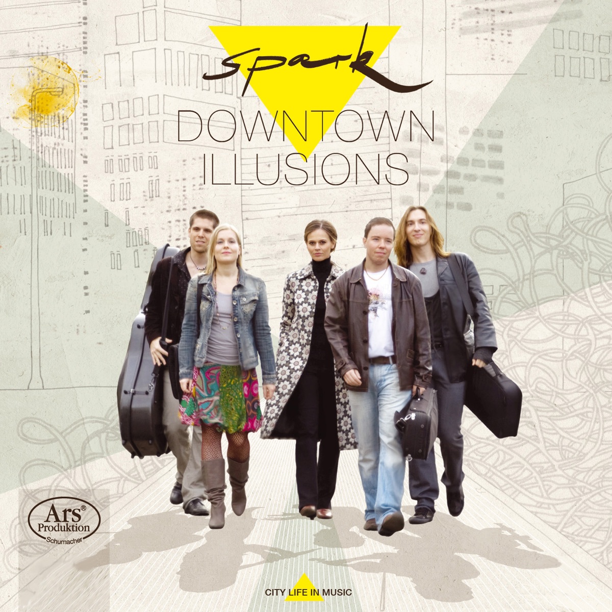 Downtown Illusions by Robeat & Spark album cover