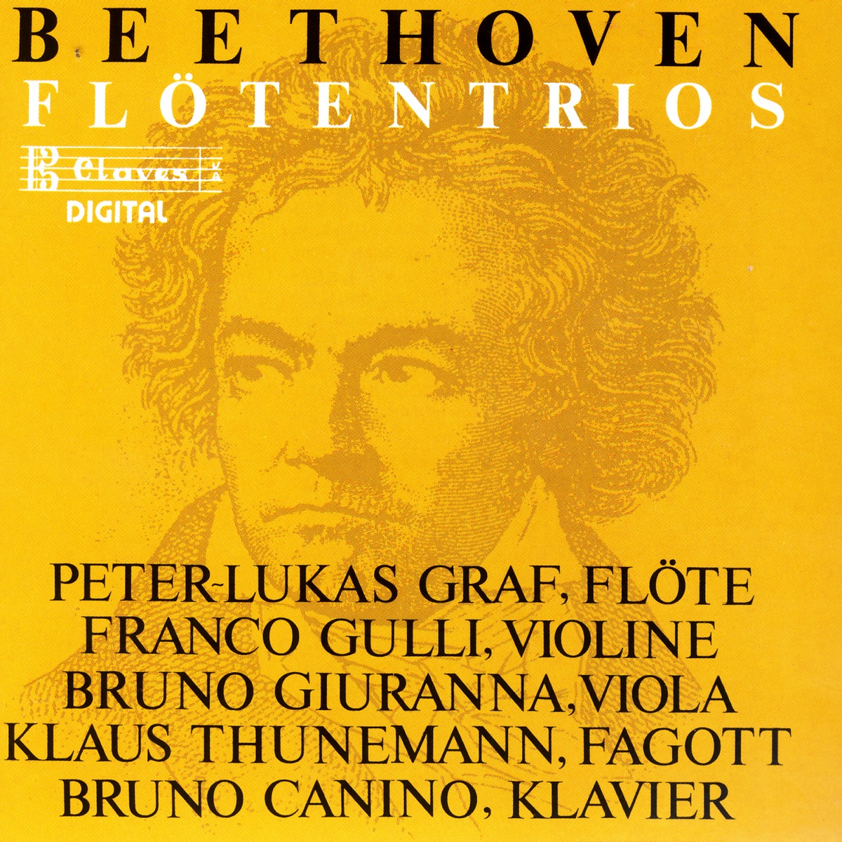 Beethoven: Trio WoO 37 & Serenade Op. 25 by Peter-Lukas Graf, Franco Gulli, Bruno Giuranna, Klaus Thunemann & Bruno Canino album cover