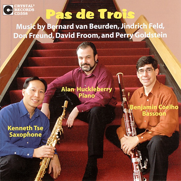 Pas De Trois by Kenneth Tse, Benjamin Coelho & Alan Huckleberry album cover