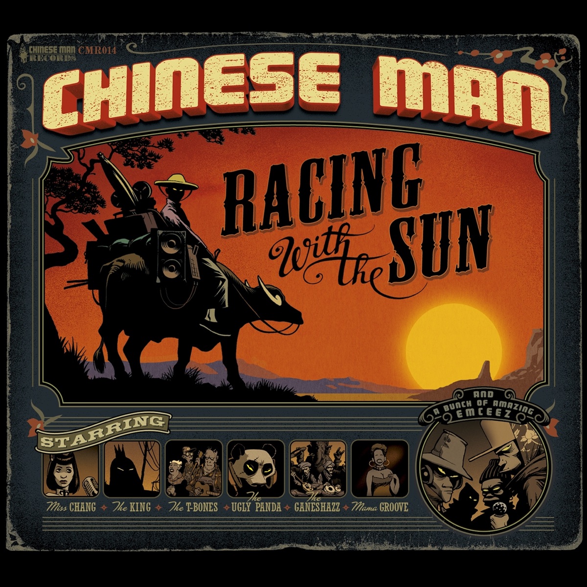Racing With the Sun by Chinese Man album cover