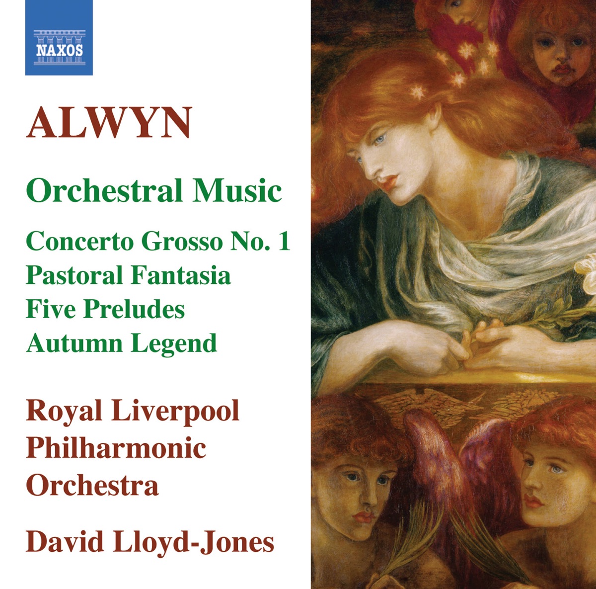 Alwyn: Orchestral Music by David Lloyd-Jones, Royal Liverpool Philharmonic Orchestra, Rachel Pankhurst & Philip Dukes album cover