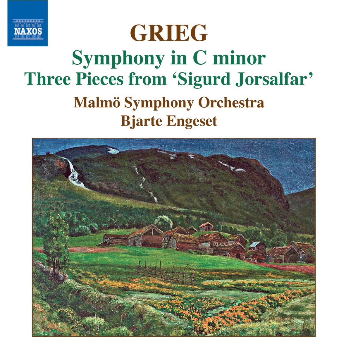 Grieg: Symphony in C Minor by Bjarte Engeset & Malmö Symphony Orchestra album cover