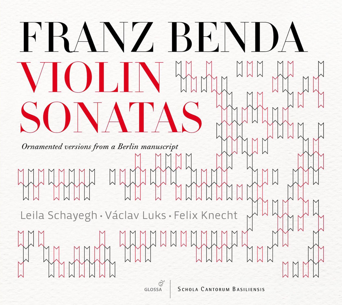 Benda: Violin Sonatas by Félix Knecht, Leila Schayegh & Vaclav Luks album cover