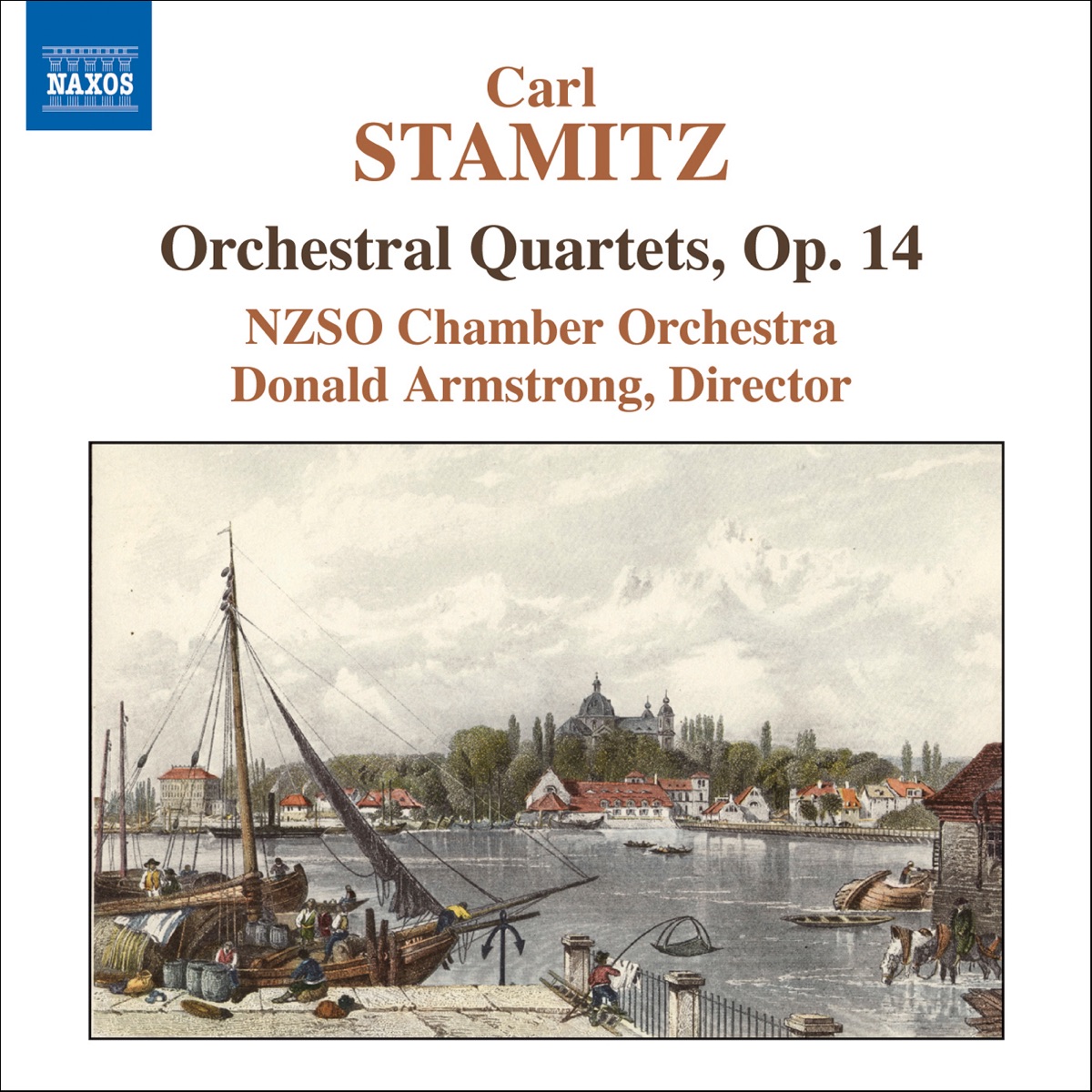 Stamitz: Orchestral Quartets, Op. 14 by Donald Armstrong & NZSO Chamber Orchestra album cover