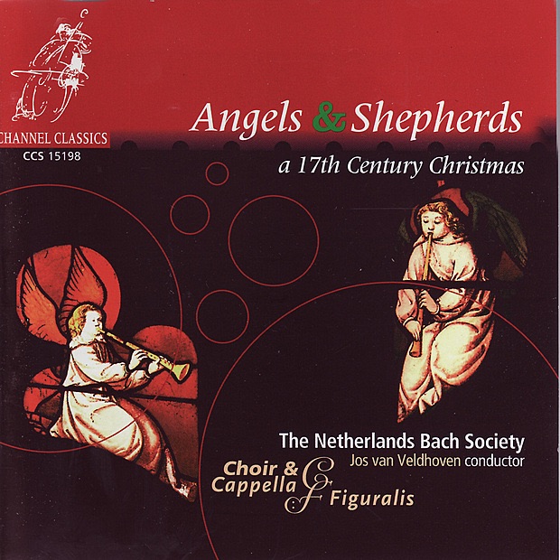 Angels & Shepherds: A 17th Century Christmas by Jos van Veldhoven & Netherlands Bach Society album cover