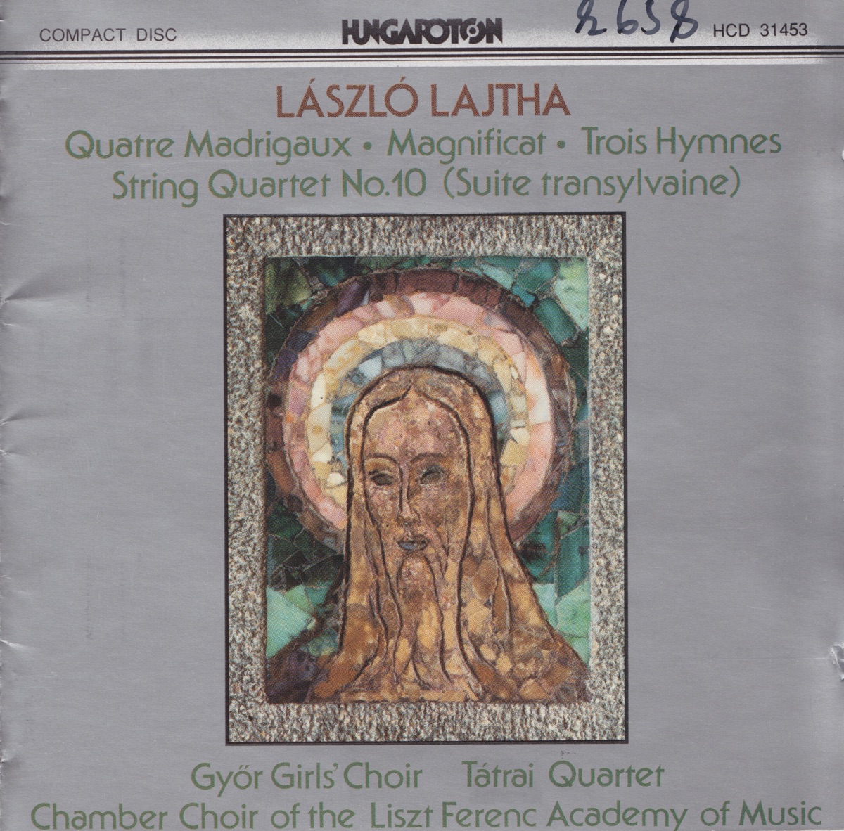Magnificat Op. 60 by Győr Girls' Choir, László Hoffmann, Miklos Szabo, Chamber Choir of the Liszt Ferenc Academy of Music, Tátrai Quartet & Istvan Parkai album cover
