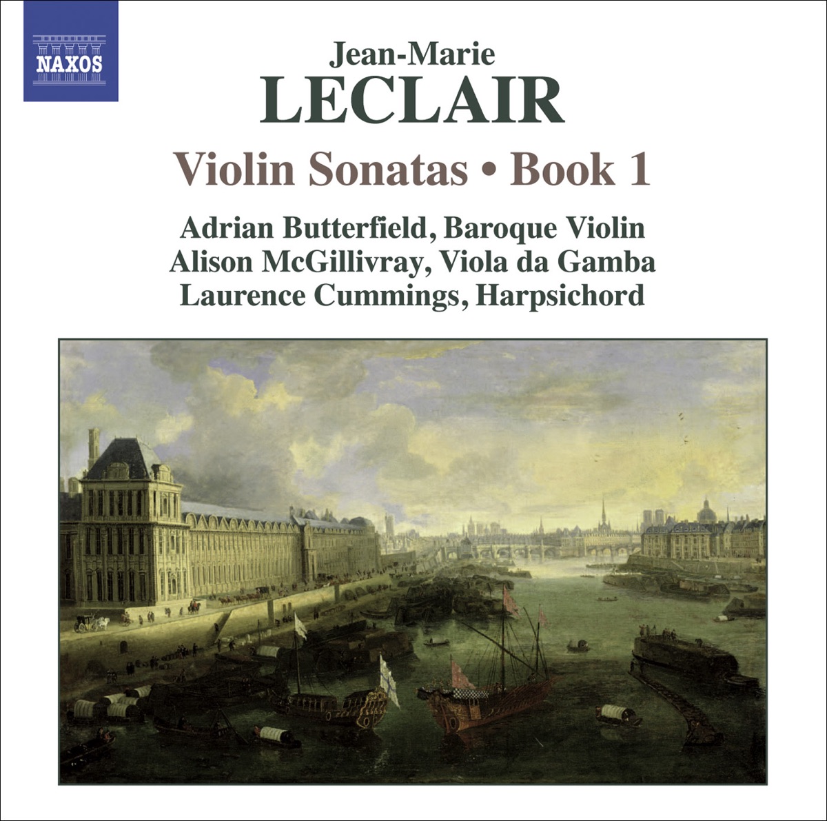 Leclair: Violin Sonatas, Op. 1, Nos. 1-4 by Laurence Cummings, Adrian Butterfield & Alison McGillivray album cover