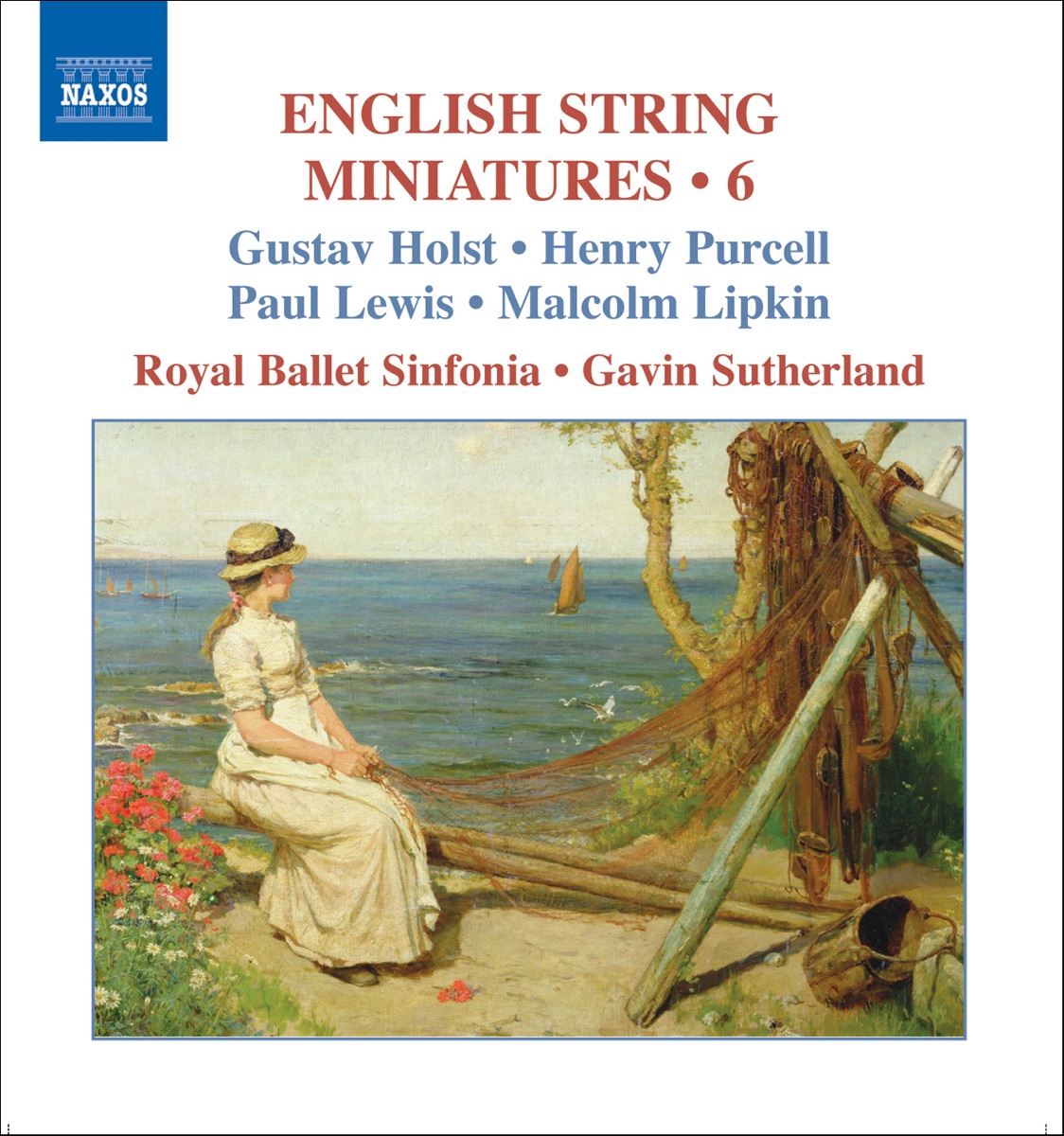 Holst, Purcell, Lewis, Lipkin: English String Miniatures (Vol. 6) by Gavin Sutherland & Royal Ballet Sinfonia album cover
