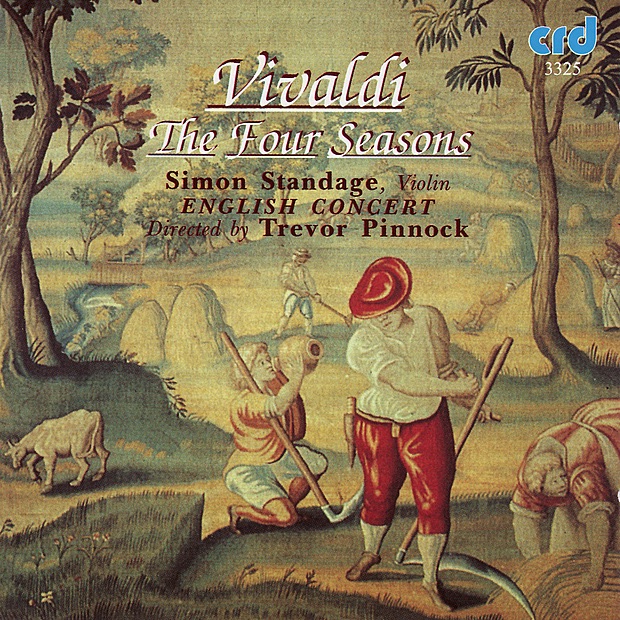 Vivaldi: The Four Seasons by Simon Standage, The English Concert & Trevor Pinnock album cover