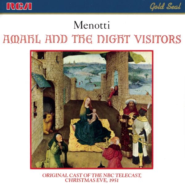 Menotti: Amahl and the Night Visitors by Thomas Schippers & Symphony of the Air album cover