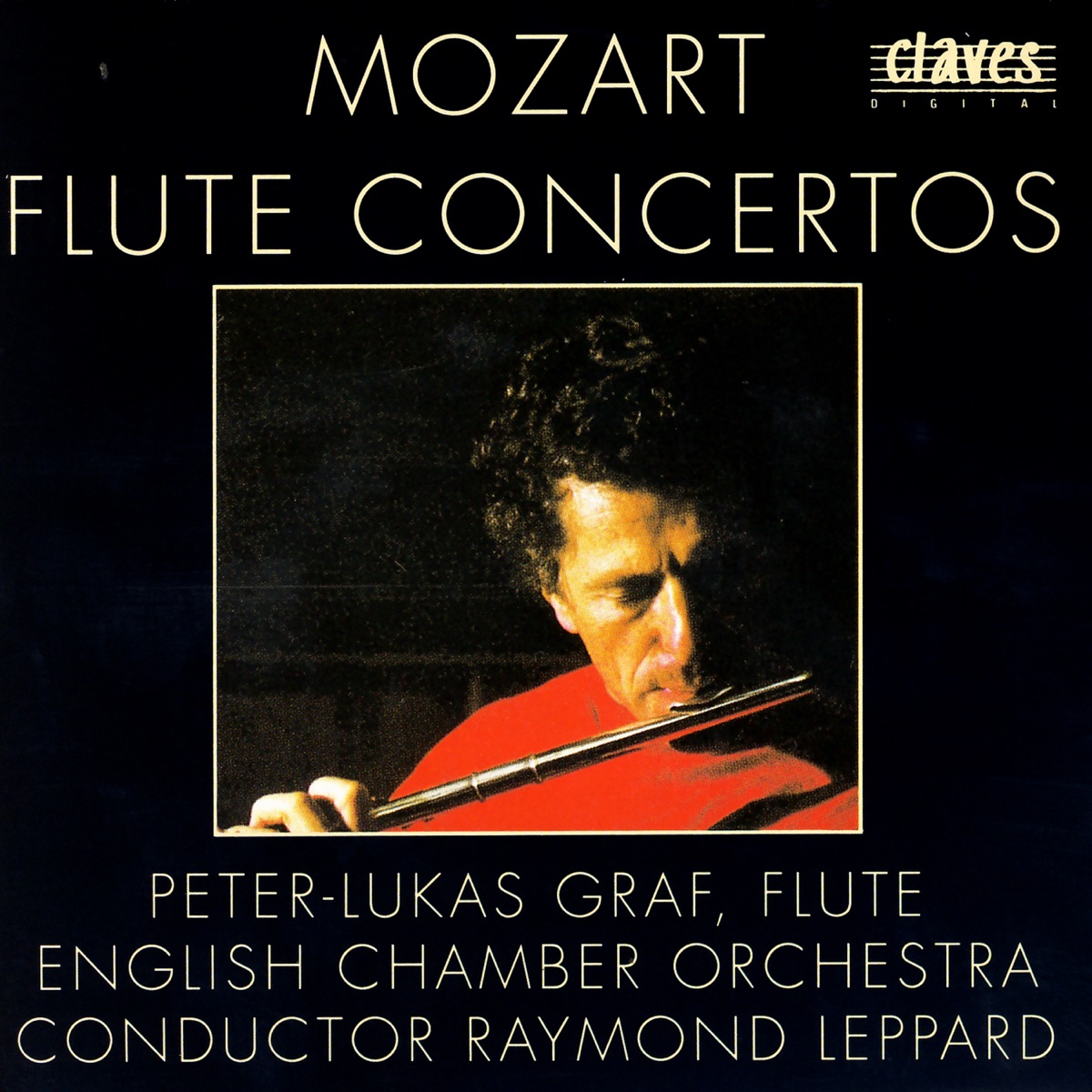 Mozart: Flute Concertos & Pieces by Peter-Lukas Graf, English Chamber Orchestra & Raymond Leppard album cover