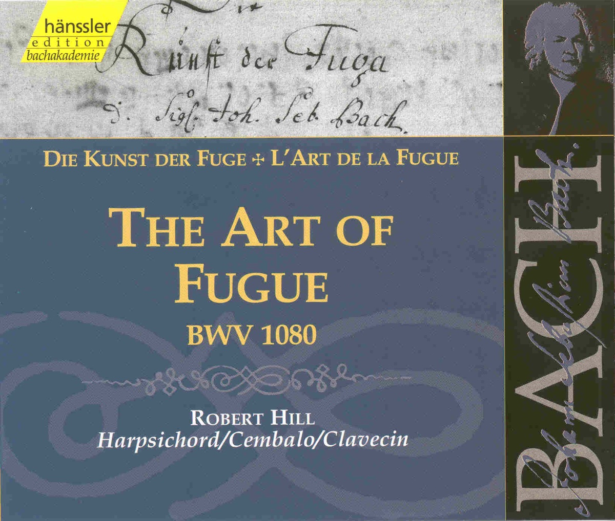 J.S. Bach: The Art of Fugue, BWV 1080 by Robert Hill album cover