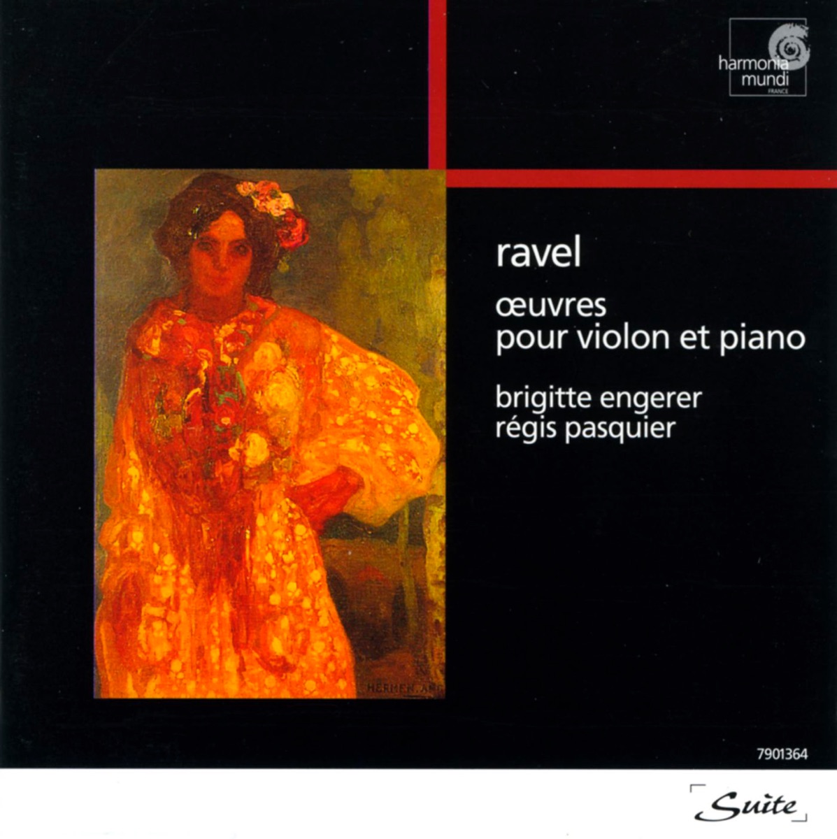 Ravel: Works for Violin and Piano by Régis Pasquier & Brigitte Engerer album cover